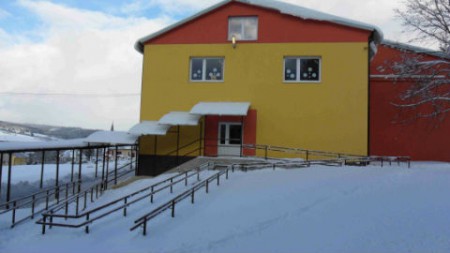 vchod do telocvične